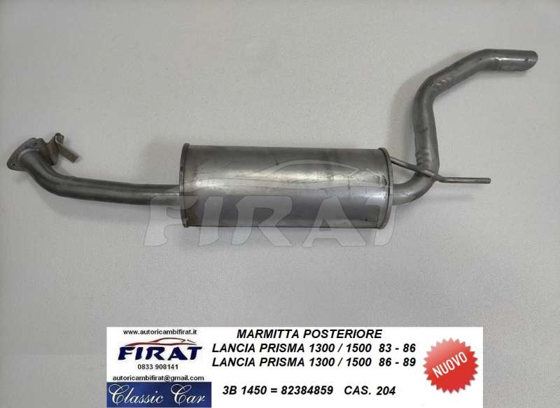 MARMITTA LANCIA PRISMA 1300/1500 83 - 89 POST. (1450)